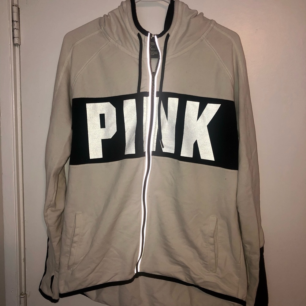 Victoria Secret Pink Zip up Hoody Sz M